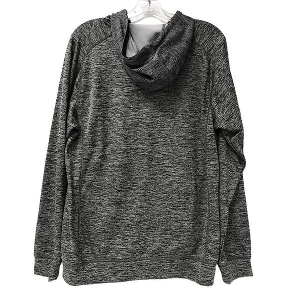 ADIDAS Men's TEAM ISSUE Grey Pullover Hoodie With Adidas Chest Logo Sz Medium - Picture 5 of 8